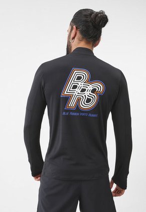 Buzo Negro-Blanco-Azul NIKE Element Running Energy