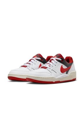 Tenis Nike Full Force Lo Nsw-Blanco/Rojo