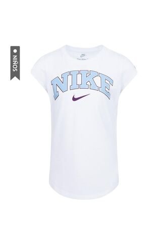 Camiseta Nike Nkg Prep In Your Step Tee Niña-Blanco Nike