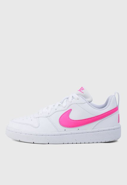 Tenis Lifestyle Blanco-Fucsia NIKE Court Borough Low Recraft