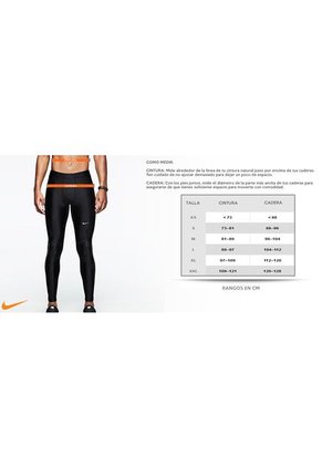 Lycra Nike Pro Dri-Fit-Negro