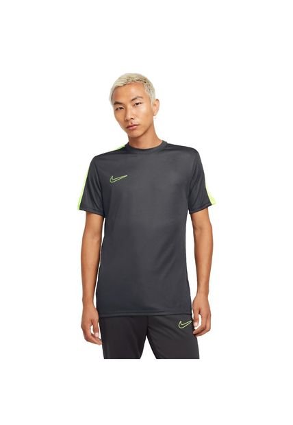 Camiseta Nike Academy Sleeve Soccer Top-Gris