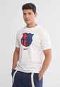 Camiseta Barcelona FC NIKE Blanco de Nike