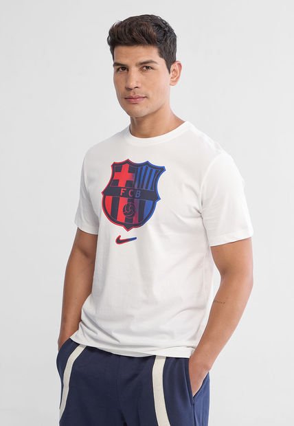 Camiseta Blanco-Rojo-Azul NIKE FC Barcelona
