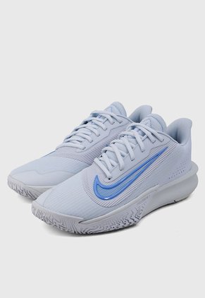 Tenis Basketball Blanco-Azul Claro NIKE Precision 7