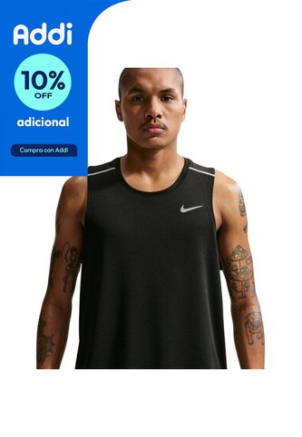 Camiseta Sin Mangas Nike Df Miler Tank Top Hombre-Negro Nike