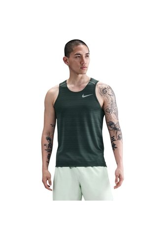 Camiseta Sin Mangas Nike Df Miler Ta Hombre-Verde Nike