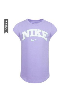 Camiseta Nike Nkg Prep In Your Step Tee Niña-Lila