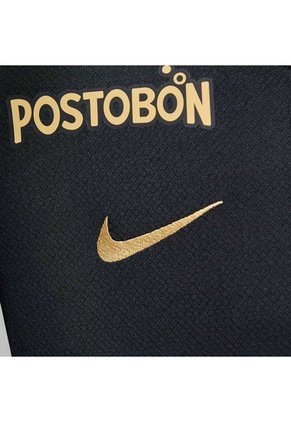 Camiseta Nike Niño Atlético Nacional 2da 2025-Negro - Dorado - Fútbol | Uso Casual Y Entrenamiento