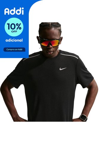 Camiseta Nike Df Uv Miler Ss Hombre-Negro Nike