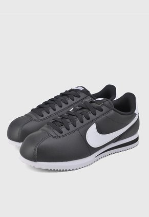 Tenis Lifestyle Negro-Blanco NIKE Cortez