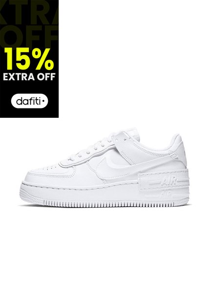 Tenis Mujer Nike Air Force 1 Shadow Blanco