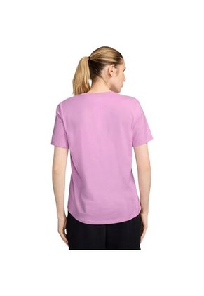 Camiseta Nike W Nsw Club Ss Tee Mujer-Morado