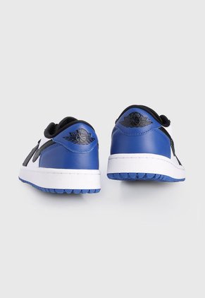 Tenis Negro-Blanco-Azul Nike Air Jordan 1 Low Golf