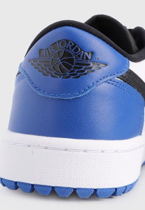 Tenis Negro-Blanco-Azul Nike Air Jordan 1 Low Golf