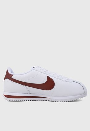 Tenis Lifestyle Blanco-Rojo NIKE Cortez