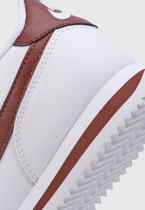 Tenis Lifestyle Blanco-Rojo NIKE Cortez
