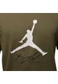 Camiseta Nike Jumpman Flight Hbr Tee Hombre-Verde de Nike