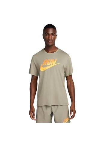 Camiseta Nike Run Energy Miler Ss Top Hombre-Gris Oscuro Nike