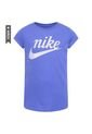 Camiseta Nike Script Futura Niñas-Azul de Nike