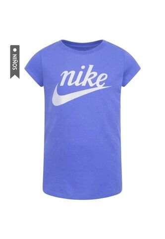 Camiseta Nike Script Futura Niñas-Azul Nike