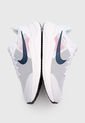Tenis Running Blanco-Azul Navy-Rojo Nike Downshifter 12 de Nike