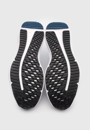 Tenis Running Blanco-Azul Navy-Rojo Nike Downshifter 12