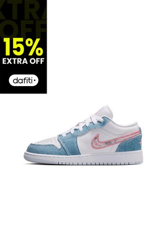 Tenis Unisex Niño Air Jordan 1 Low SE Azul Nike