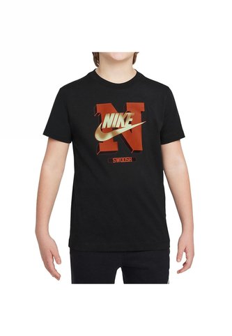 Camiseta Nike K Nsw Tee Futura Hbr Ssnl Niño-Negro Nike