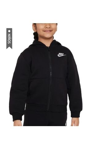 Chaqueta Nike Nsw Club Fleece Lbr Niños-Negro Nike