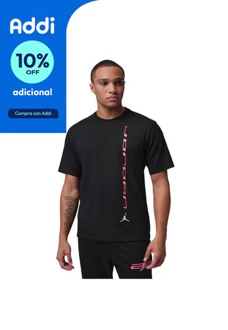 Camiseta Nike M J Df Spt Gfx Ss Crew Hombre-Negro Nike