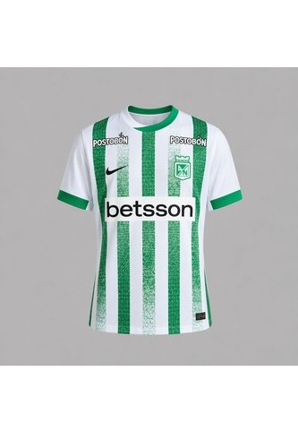 Camiseta Nike Hombre Atlético Nacional Local 25-Verde - Blanco - Fútbol | Uso Casual Y Entrenamiento Nike