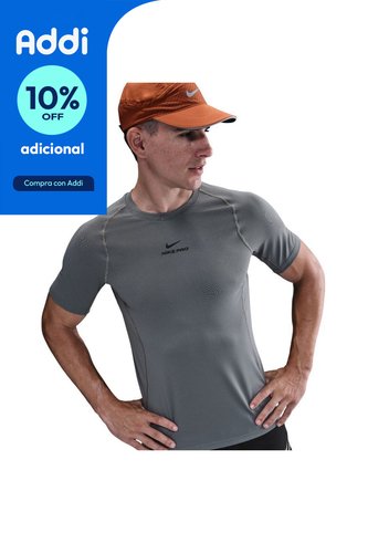 Camiseta Nike M Np Df Npt Ss Top Hombre-Gris Nike