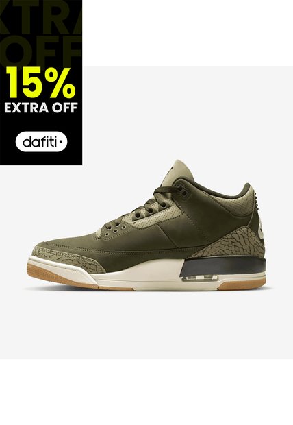 Tenis Hombre Air Jordan 3 Retro Verde