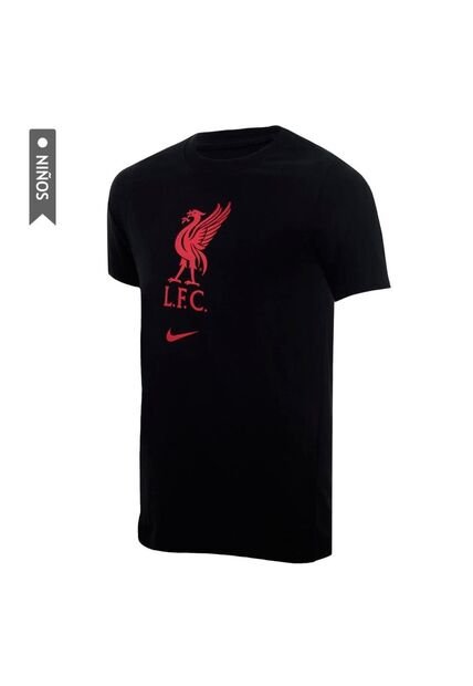 Camiseta Nike Liverpool Fc Para Niños-Negro