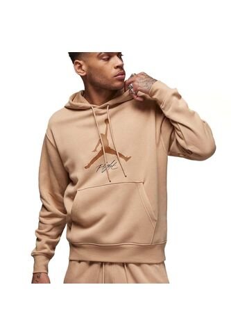 Hoodie Jordan Brand Ess Fleece Baseline-Café Claro Nike