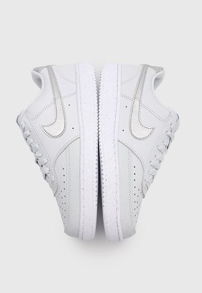 Tenis Lifestyle Gris-Blanco-Plateado Nike Court Vision Low