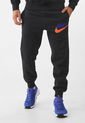 Pantalón Negro-Naranja-Azul Purpura NIKE Club de Nike