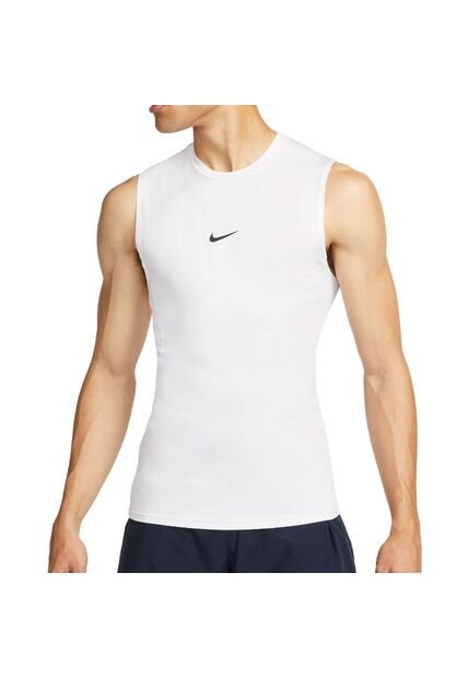 Camiseta Esqueleto Nike Pro-Blanco