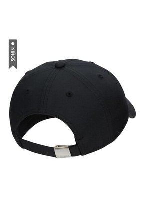 Gorra Nike Dri-Fit Club Metal Swsh Niños-Negro