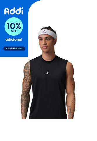 Camiseta Sin Mangas Nike Spt Ess Slvs Hombre-Negro Nike