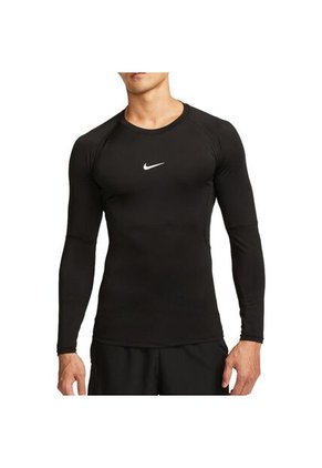Camiseta Nike Pro Manga Larga-Negro