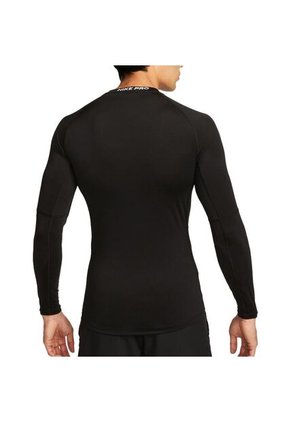 Camiseta Nike Pro Manga Larga-Negro