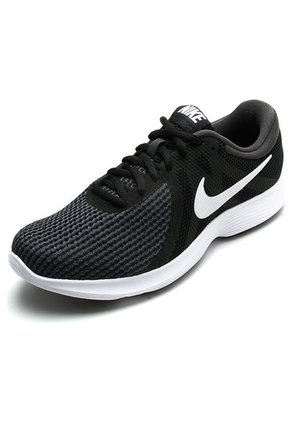 Tenis Training Gris-Negro-Blanco Nike Revolution 4