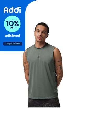 Camiseta Sin Mangas Nike Spt Ess Slvs Hombre-Verde Nike