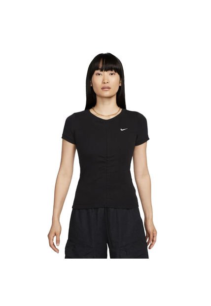 NIKE CAMISETA SLEEVE TOP DAMA NEGRO