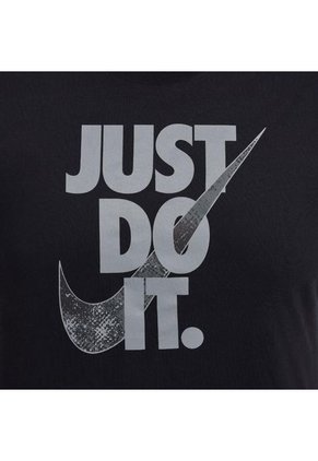 Camiseta Nike Tee Short Sleeve Camo Just Do It-Negro
