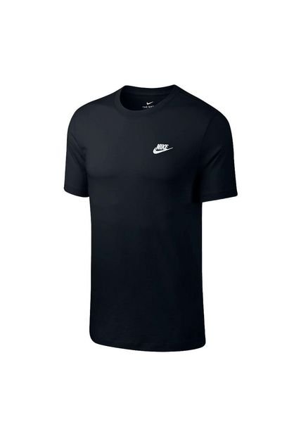 Camiseta Nike Sportswear Club-Negro