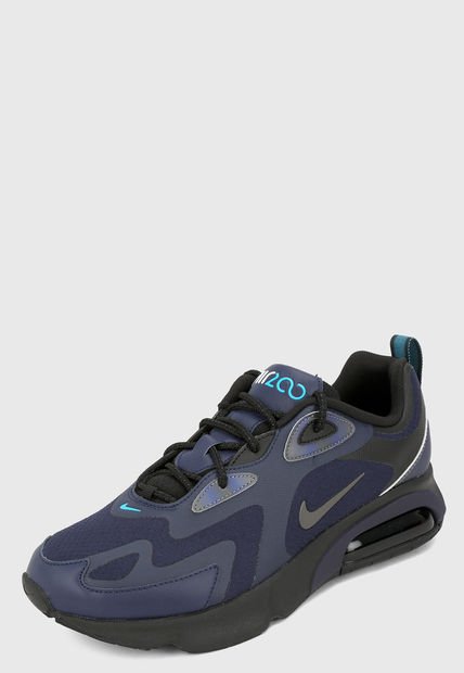 Tenis Lifestyle Negro-Azul Nike Air Max 200 SE