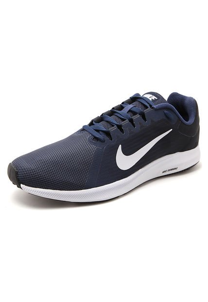 Running Azul-Blanco Nike Downshifter